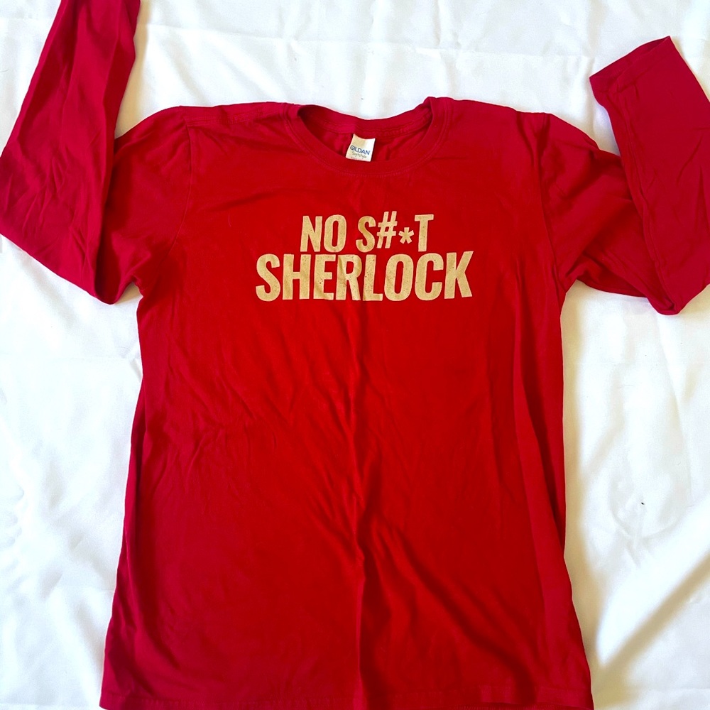 No shit Sherlock long sleeve T